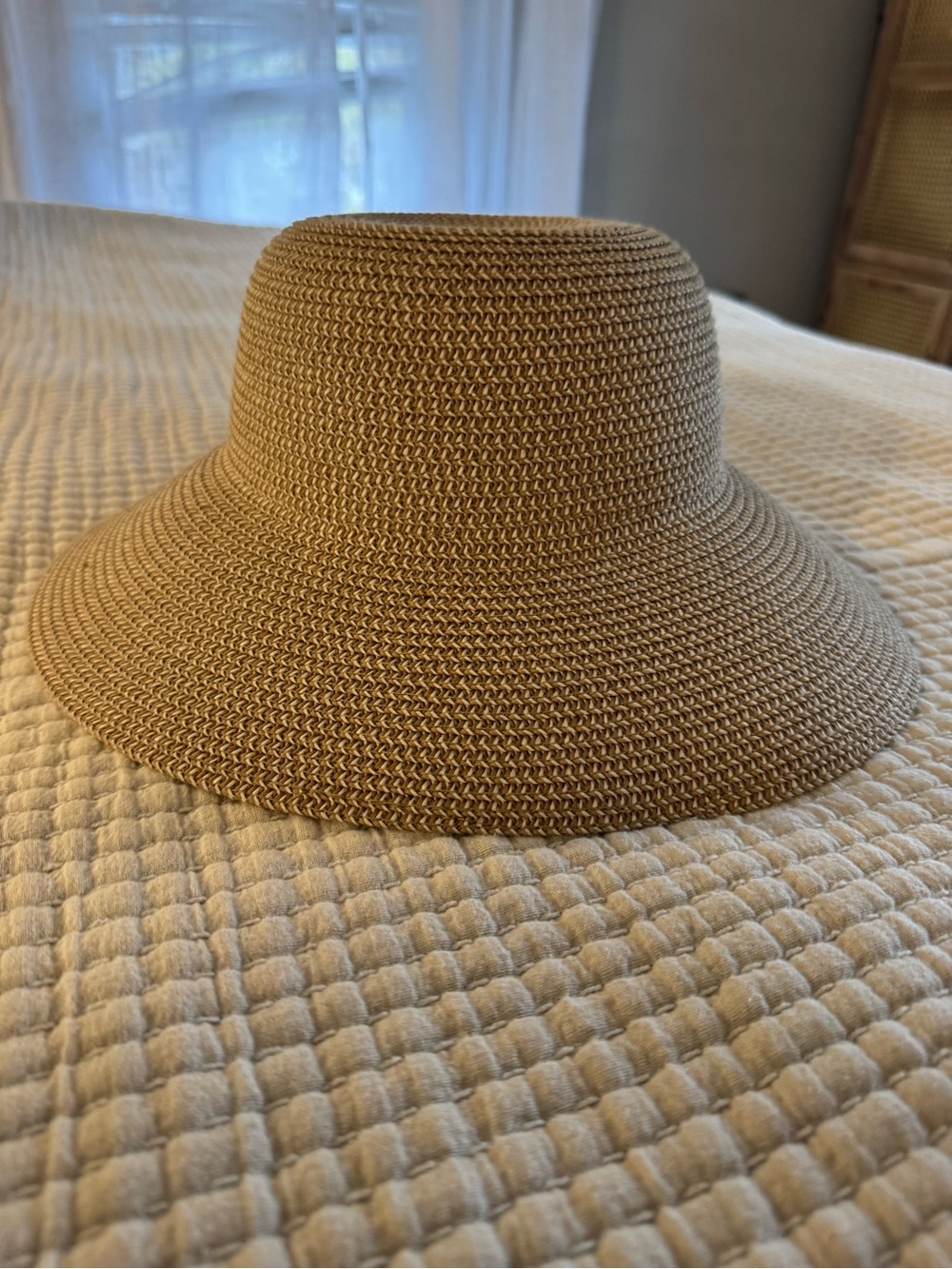Magid Light Brown Woven Sun Hat